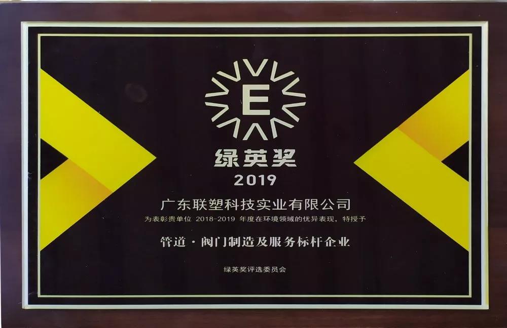 2019绿英奖—管道·阀门制作及服务标杆企业